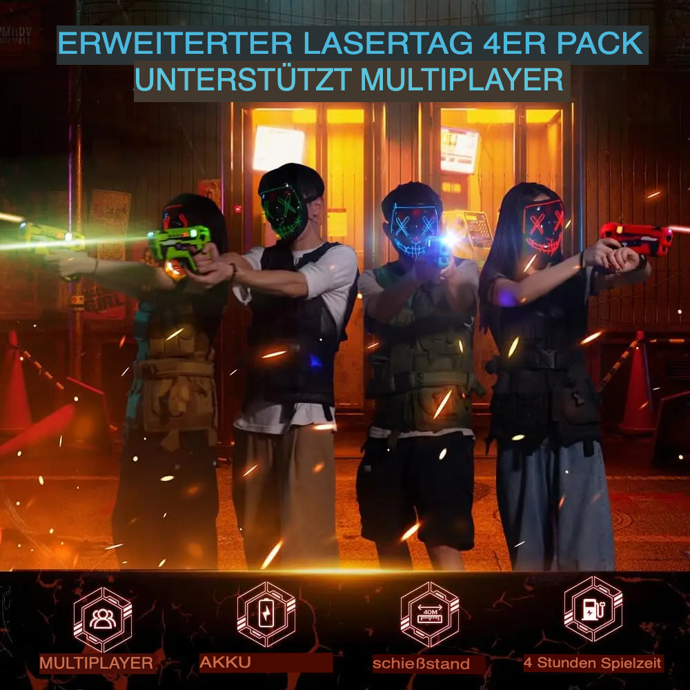 Laser Tag 4er Set Spielzeug